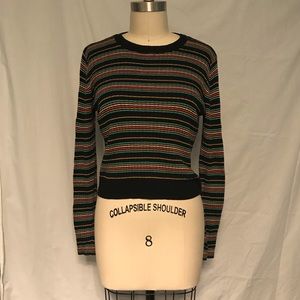 Black Striped Sweater